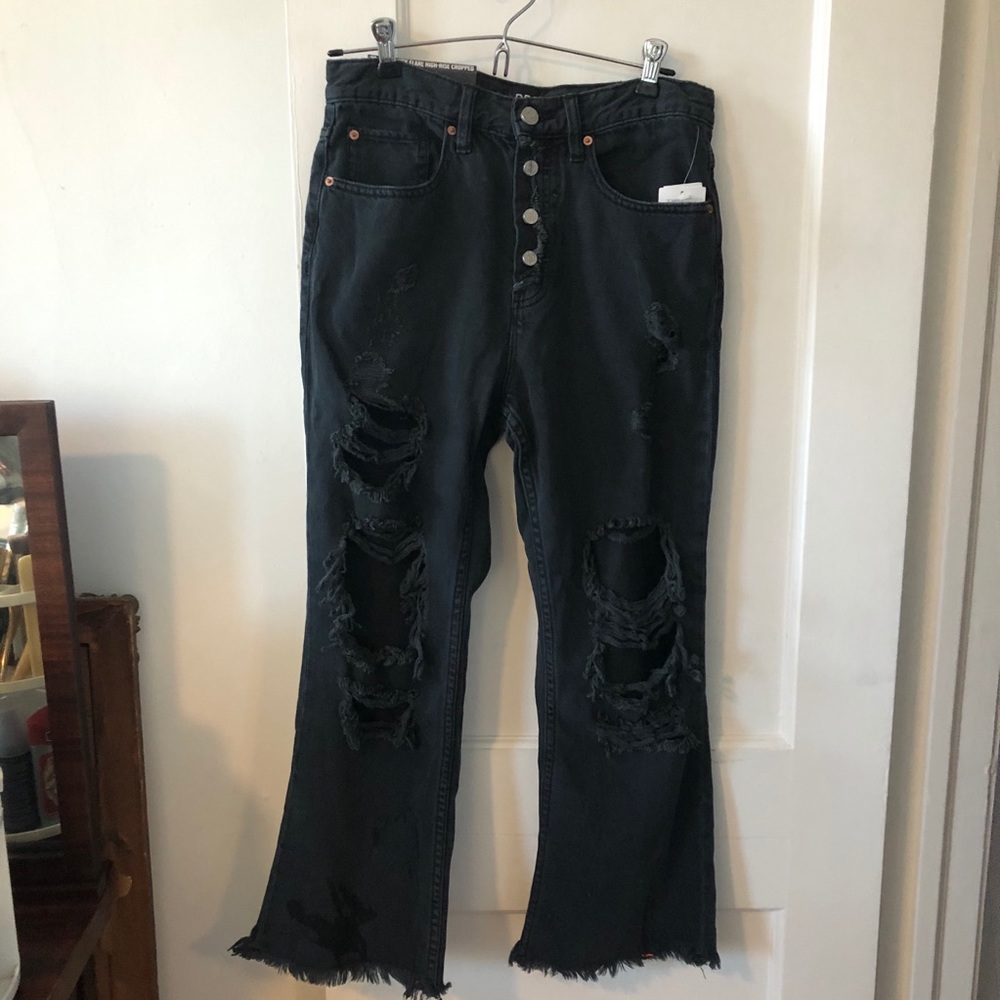 BDG Kick Flare High Rise crop jeans size 28